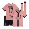 Paris Saint-Germain Vitinha #17 3rd Trikot 2024-25 Kurzarm (+ kurze hosen)